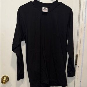 Classic Black Unisex PROCLUB Long Sleeve Shirt